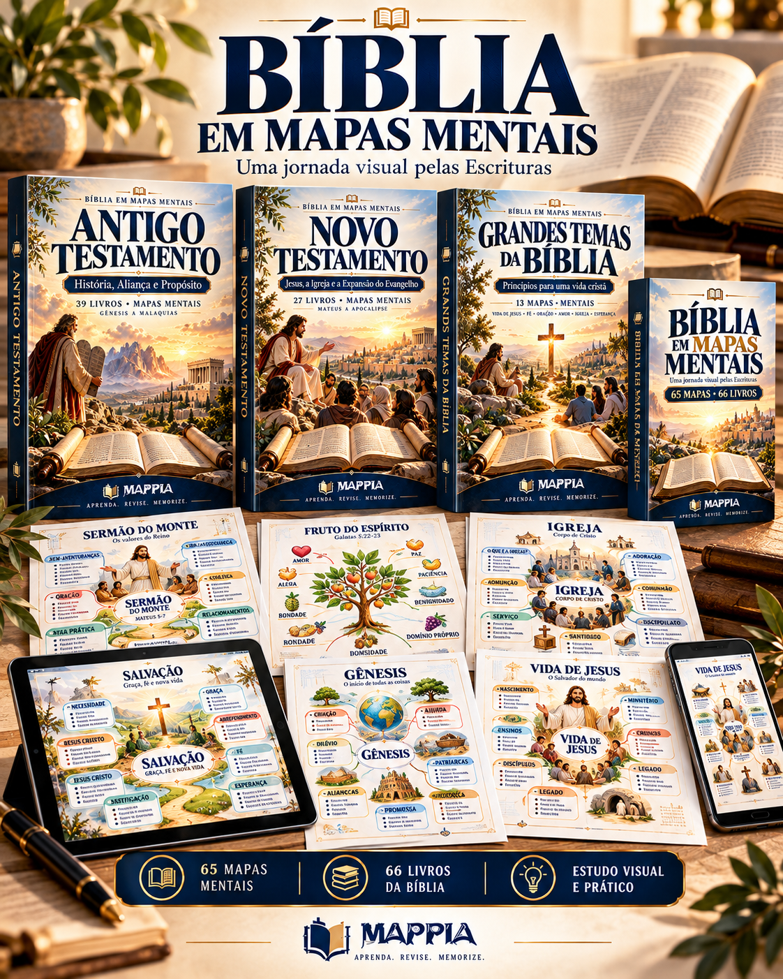 BÍBLIA EM MAPAS MENTAIS