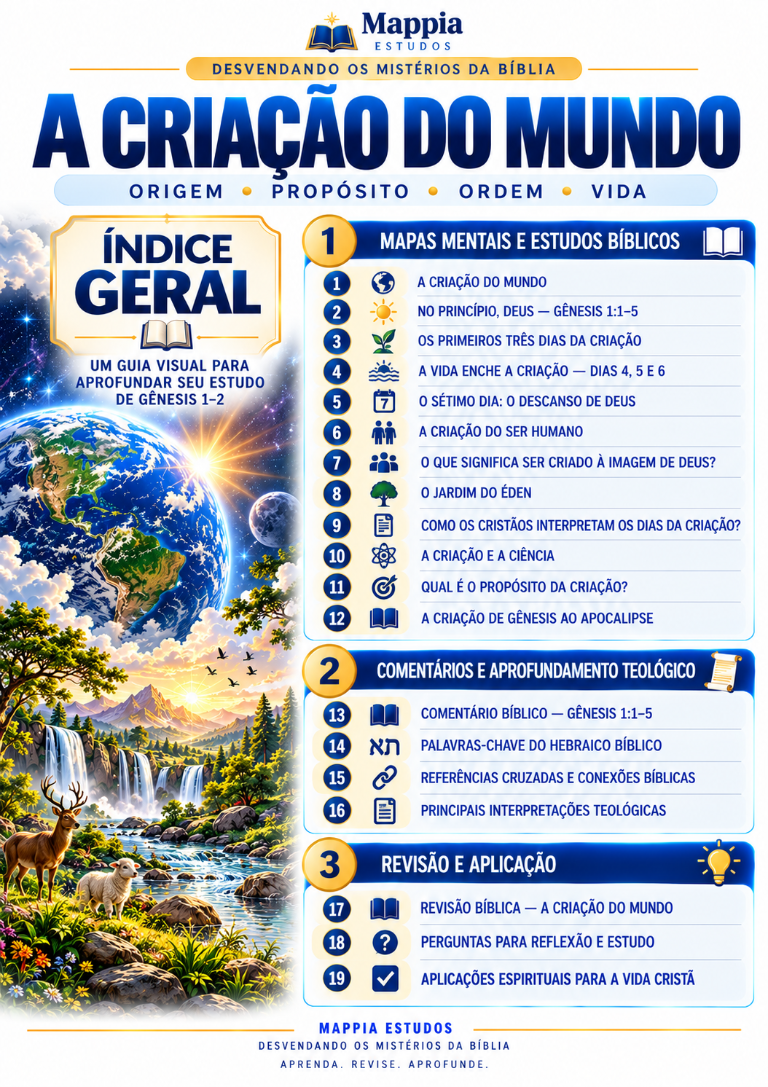 DESVENDANDO OS MISTÉRIOS DA BÍBLIA — A CRIAÇÃO DO MUNDO