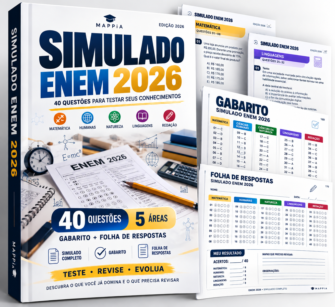 SIMULADO ENEM 2026 — 40 QUESTÕES